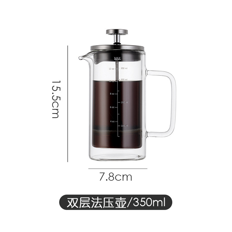 Olla de presión de engrosamiento de doble capa 350 ML (sin escala)