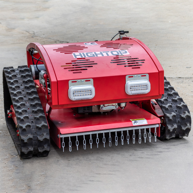 山东厂家小型履带遥控割草机 家用草坪剪草机 牧场园林智能除草机