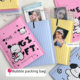 Cute cartoon puppy bubble bag packaging express bag color foam bag shockproof film bubble envelope bag protective bag