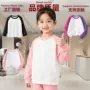 宽松插肩撞色男女卫衣