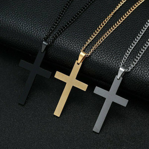 Europe and the United States punk rock rapper latin dance necklace cross tide male female general of alloy cross pendant jewelry
