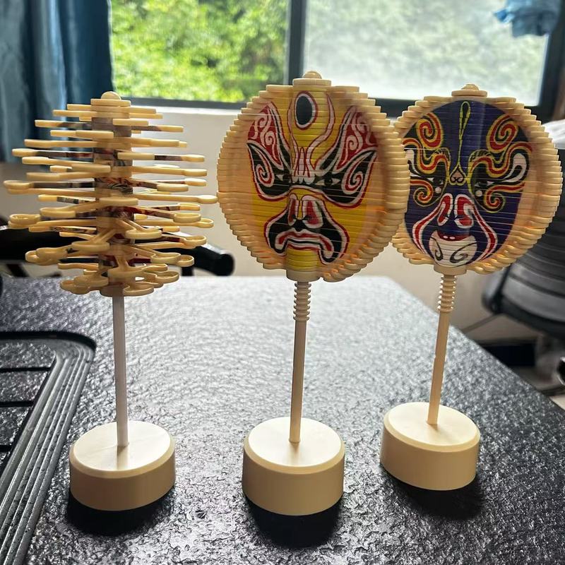 儿童益智玩具哪咤旋转树棒棒糖生日礼物双面转转乐小摆件解压神器|undefined