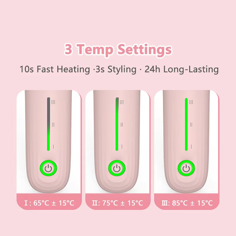 Factory Wholesale Electric Eyelash Curler 3-Level Temperature Control USB Rechargeable Fast Heating Electric Eyelash Curling Tool