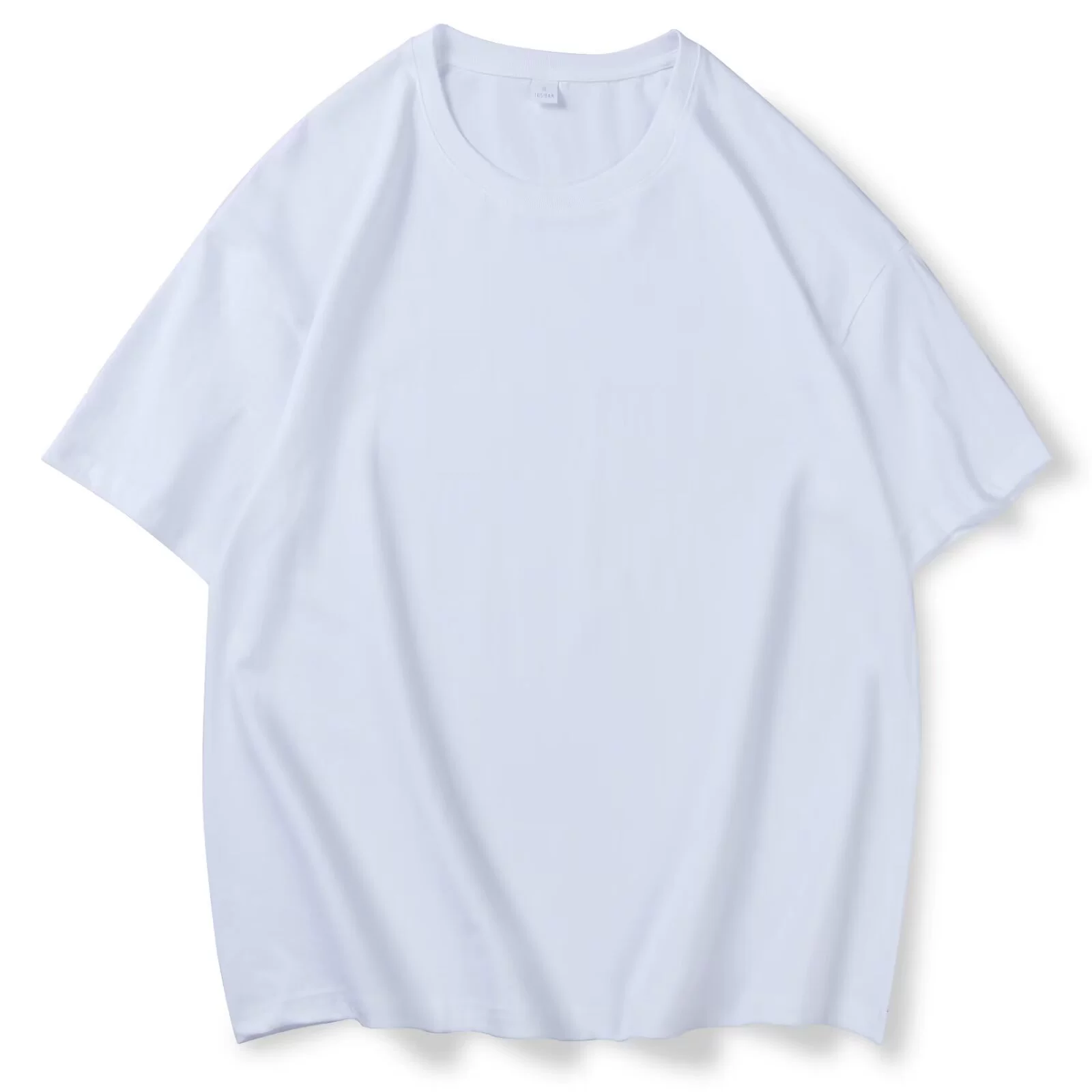 Сплошной цвет футболки с короткими рукавами мужской новый китайский тренд