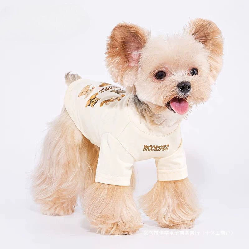 Новая сеть Red Derung Pet Dogs Bear Bear Malzis Churneri Маленькая теплая одежда новый