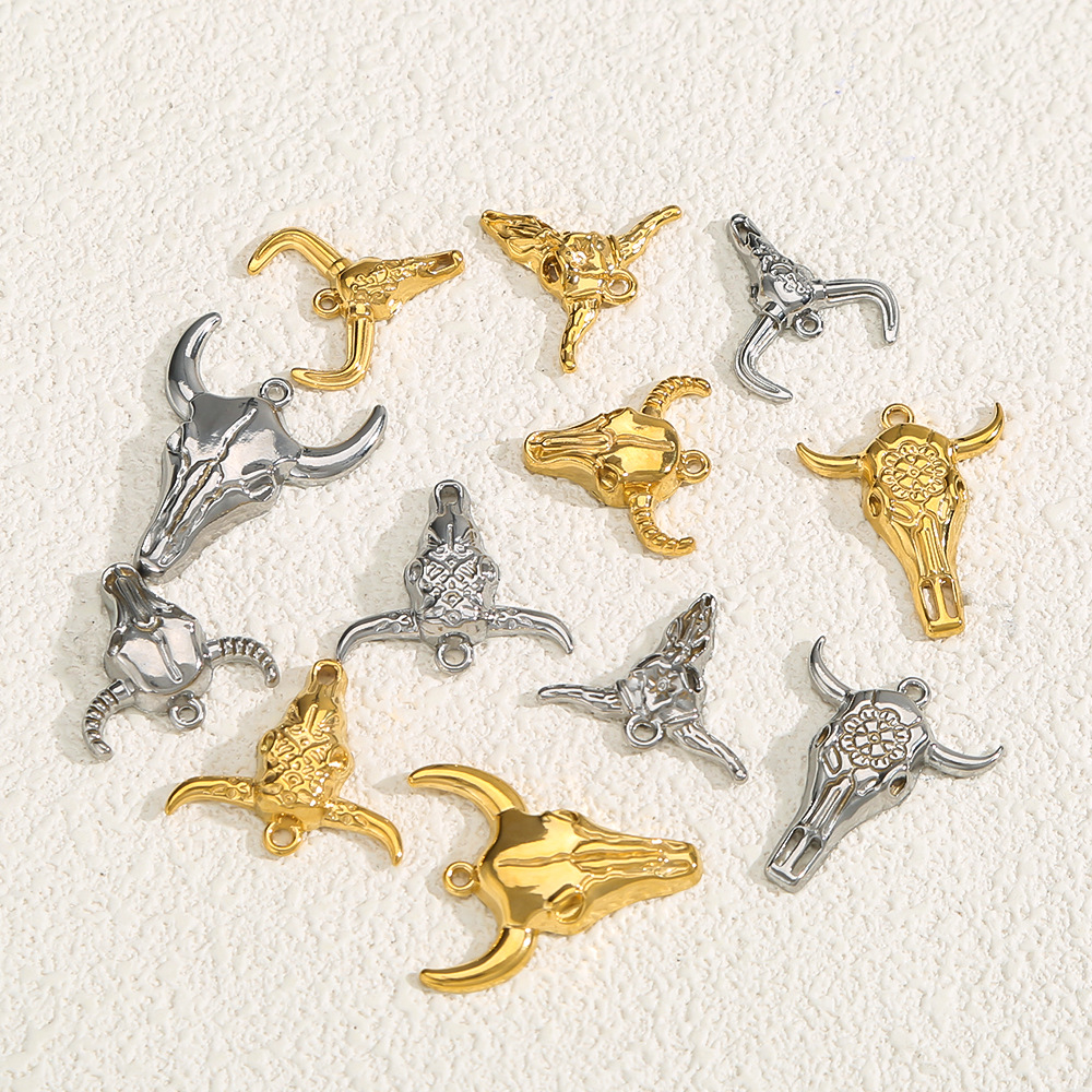 15g Weight 0.03µm Gold Plating Thickness PVD Coated Gold Plating Process Pendant Jewelry Making Type 18K Real Gold Plated Plating Material 5 PCS/Package Quantity 304 Stainless Steel Material Horns Pattern Cute, Classic Style Style 5 PCS/Package 304 Stainless Steel Horns Polished Pendant DIY Ornament Accessories 无