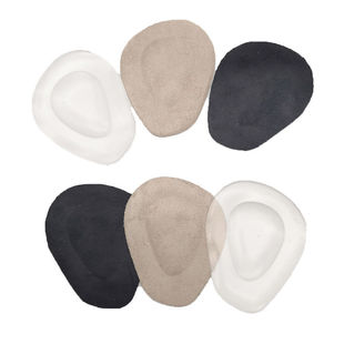 Water Drop-Shaped Forefoot Pad, Thickeneded Anti-Slip and Anti-Wear Foot Transparent Insole, Half-Size Pad, Women's High-Heeled Shoe Pad Artifact