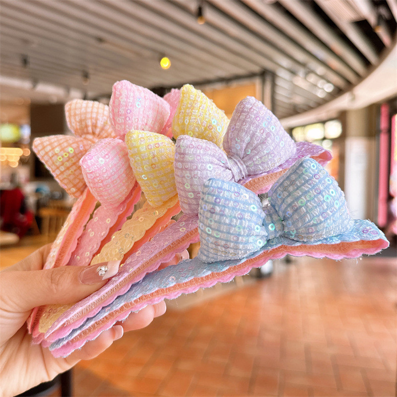 Diadema de velcro para niños niña pegatinas mágicas palo de pelo de niña banda de pelo de bebé flechazos pegatinas artefacto de pelo roto hembra