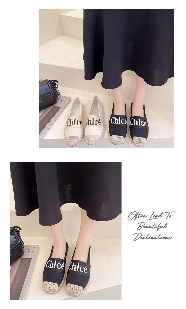 Chaussures de pêcheur pour femmes, mocassins de Style Harajuku Ins, Alphabet coréen, décontractés, plats, paresseux, nouvelle collection automne_voghion.com