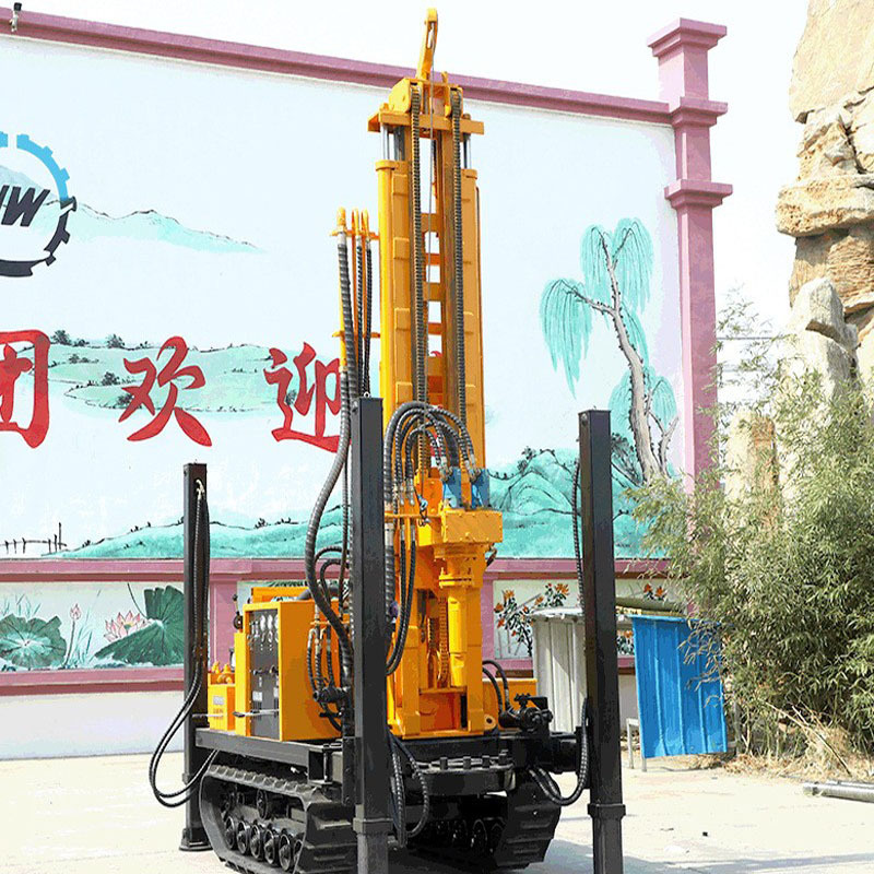 恒旺快速打井设备气动水井钻井机200米打井机成套设备横井钻井机