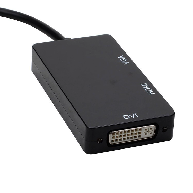 DP to HDMI VGA DVI конвертер три-в-один ноутбук мини молния роторный разъем кросс-граница фабрика напрямую
