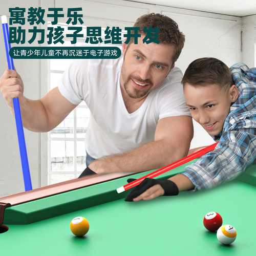 Cross-border children's billiards kids 6 boys billiard table home mini billiard table toys desktop small billiards 8 years old