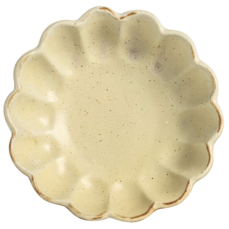 Internet celebridad restaurante japonés retro gres vajilla traje de cerámica plato hogar placa Hotel al por mayor traje placa