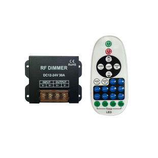 RF Wireless 23 Key Monochrome LED Monochrome Dimmer Bright and Dark Breathing Glow Character Neon Tube Light with Light Box