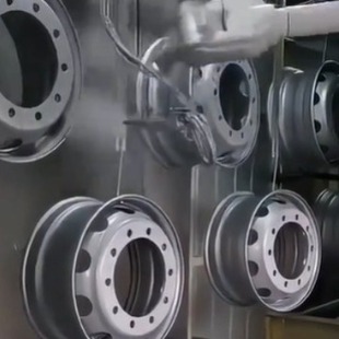 Manufacturer Supplies Fully Automatic High-Efficiency Spray Assembly Line with Car Wheels, Stable Operation and Affordable Price