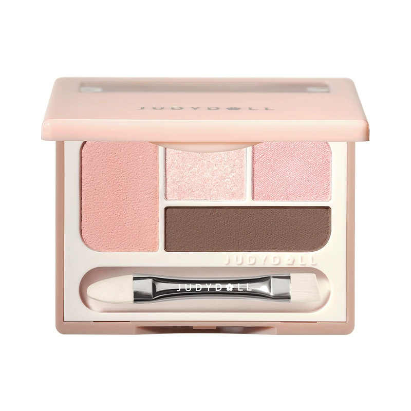 Палетка теней Judydoll Brightening, 4 цвета с карандашом для глаз и праймером