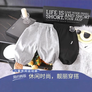 2025男女童春秋款裤子新款宝宝秋季洋气卫裤儿童秋款洋气韩版裤