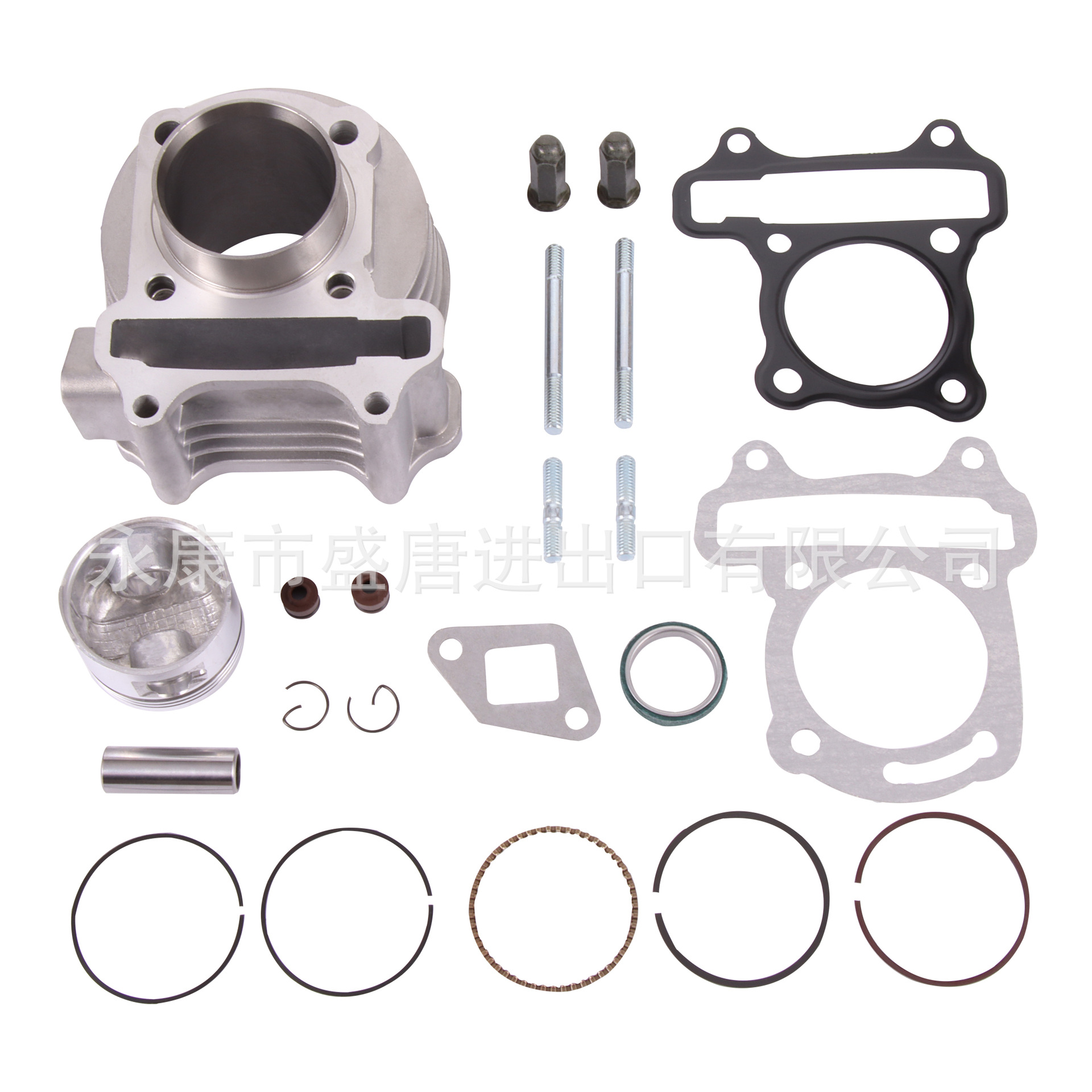 GOOFIT 47mm large diameter cylinder kit fit GY6 80cc 139QMB ATV scooter go kart