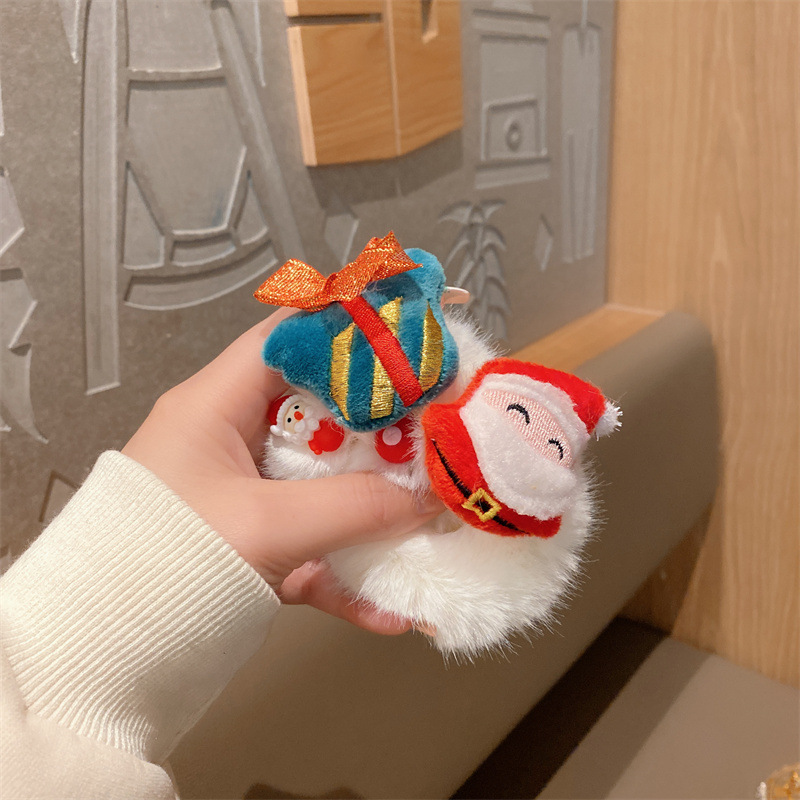 Cute Santa Claus Elk Cloth Hair Tie display picture 6