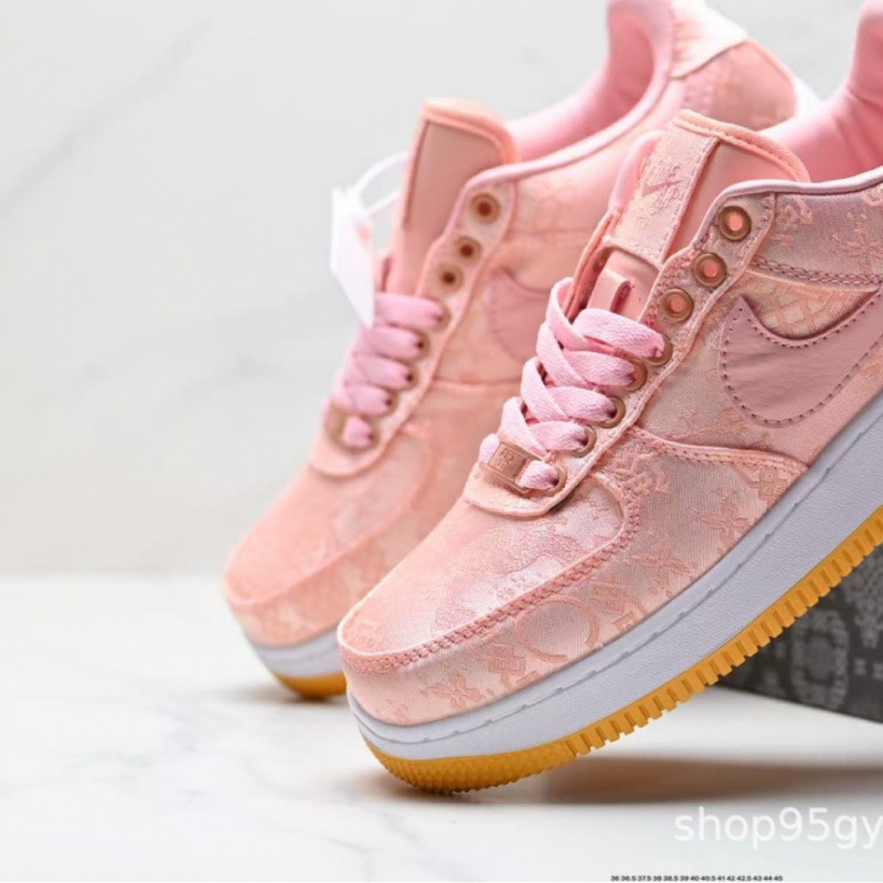 Putian High-Quality Air Force 1 Silk Shoes Classic Low-Top Casual Versatile Wheat Mandarin Duck Sneakers for Men