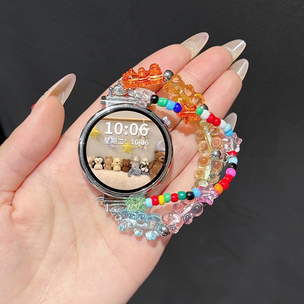 Suitable for Oppowatchx2Mini Watch Strap New Candy Bear Chain Wristband Watch4Pro Summer X2 Women's Model