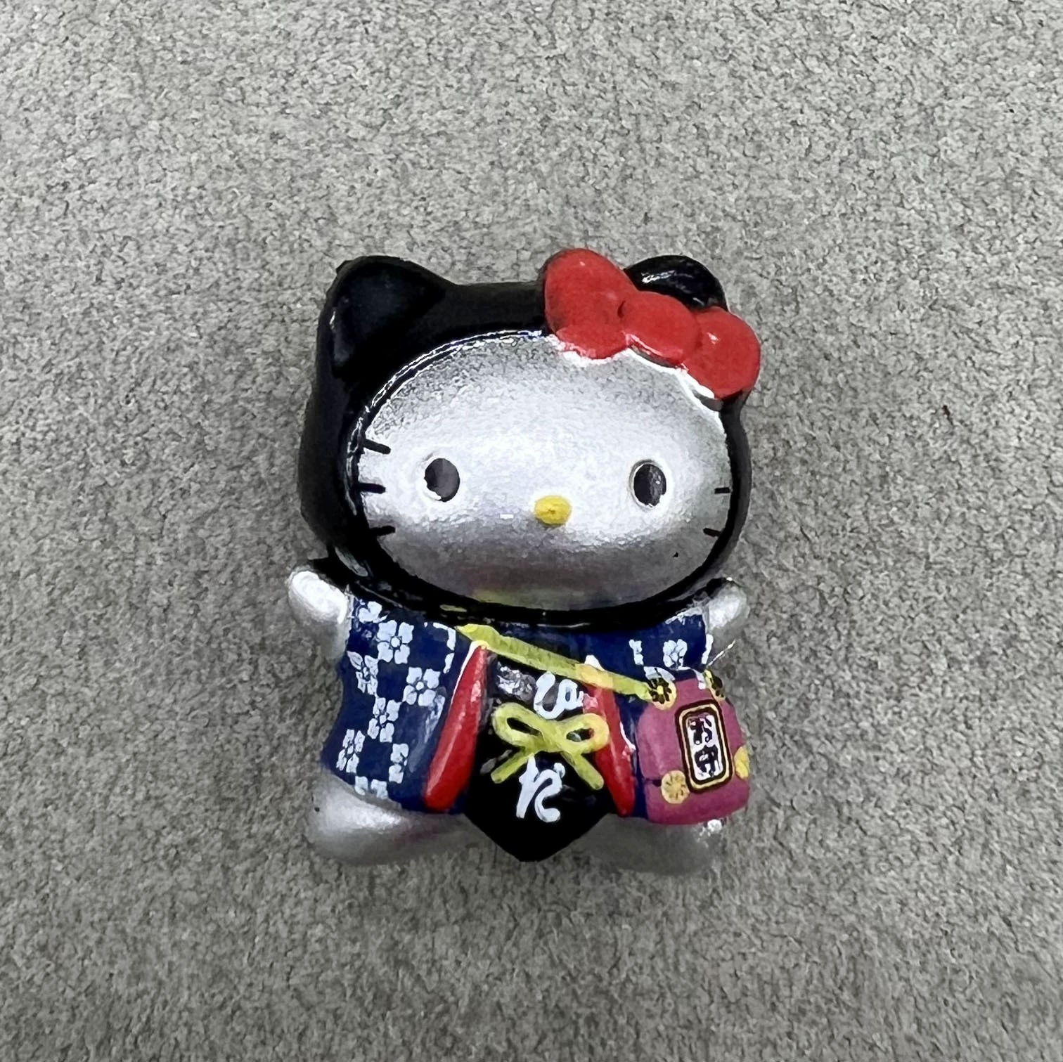 ЧибиKitty милая переменная кукла, кремовая подвеска, ручной работы