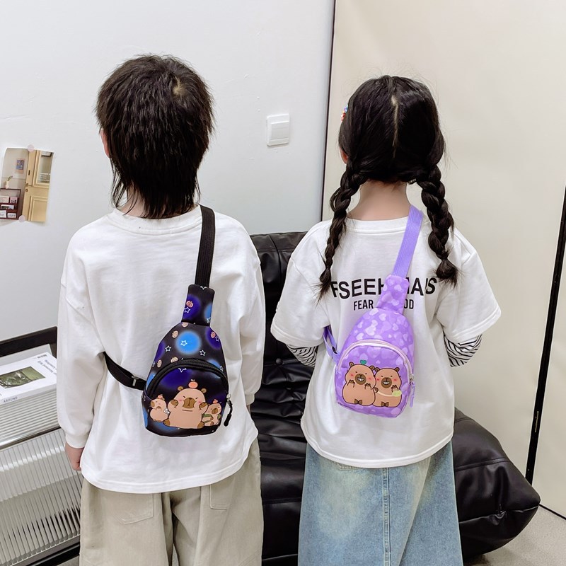 Bolsos para niños, bolsos de mochila para niñas lindas, bolsos de pecho para niñas, bolsos de caricatura para bebés, bolsos de cambio para niños