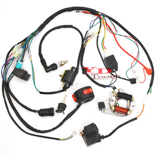 ATV ATV off-road motorcycle bull 50-110cc full set of wiring harness DY100 coil CDI igniter