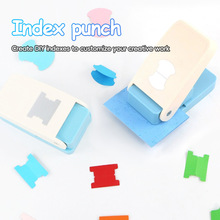 跨境热卖打孔器索引签多功能便携压花器学生DIY手账裁切压花机