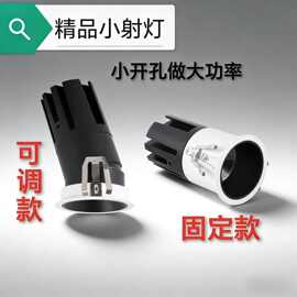 led射灯嵌入式防眩护眼小开孔家用客厅照明中山灯具小灯现代简约