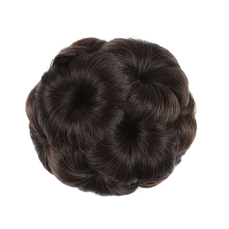 Peluca de pelo bolsa clip flor corsé nueve flor peluca bolsa mullida simulación pelo updo pelo tocado en stock venta al por mayor