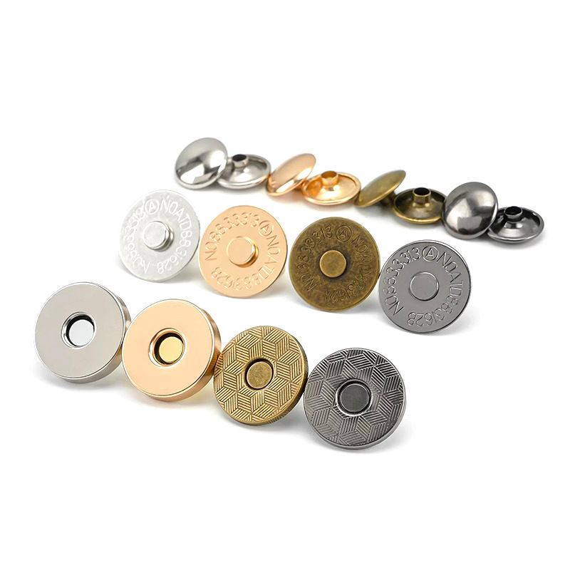 奥道金属圆形强磁双面撞钉磁扣箱包钱包磁扣笔记本夹子扣子母纽扣