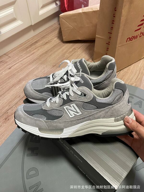 Putian High-End Version Nb992 American-Made Original Gray Retro Adult Sports Pure Original Nb993 Running Dad Shoes for Men and Women