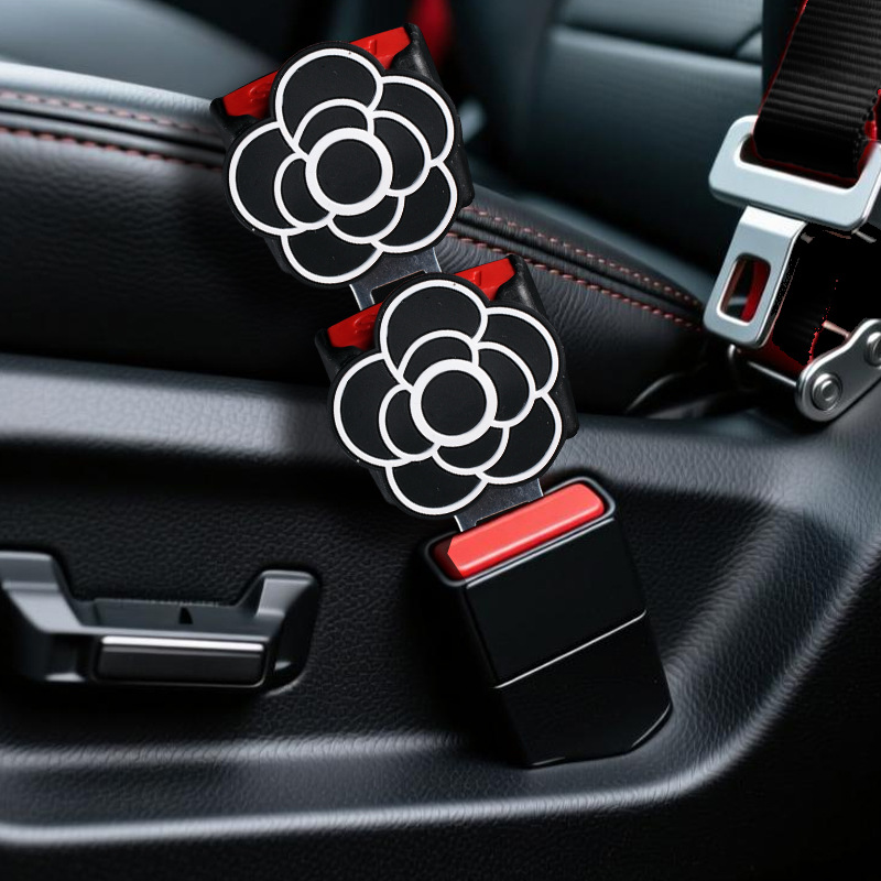 Cinturón de seguridad de automóvil bayonet un par de dibujos animados lindos Star Deluxe conector de extensión conector femenino