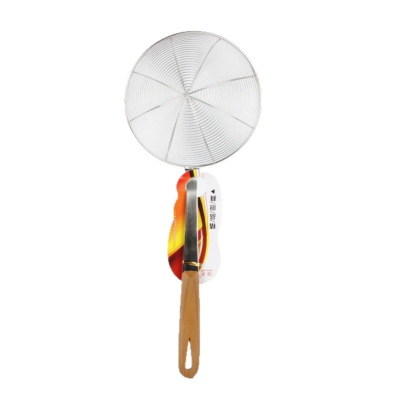 Manija de madera no magnética de acero inoxidable cucharas cucharas tiendas de diez yuanes herramientas de cocina herramientas de cocina diarias image 6