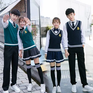定制 冬季清仓5折棉背心时尚学院风大码男女同款V字领背心校服