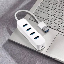 适用xiao米USB 3.0分线器四口高速传输通用接口支持热插拔轻巧便