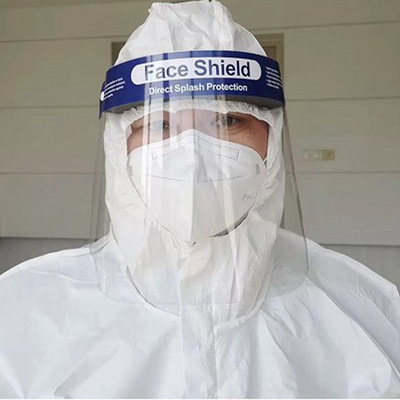 Factory supplied anti fog Antifoam panel goods in stock Anti-oil Anti splash transparent PET Protective masks