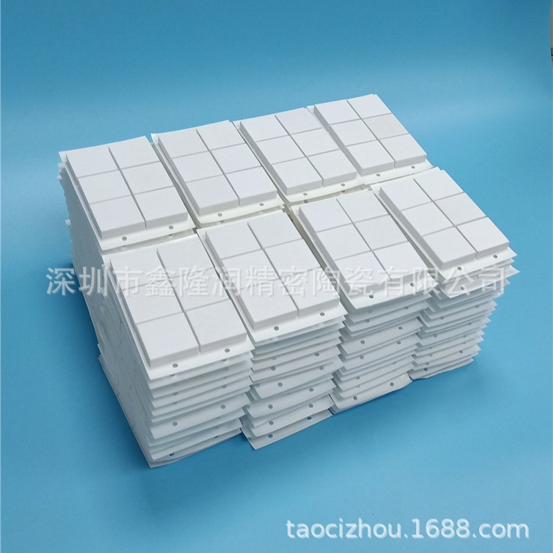 供应95/96氧化铝陶瓷片 IGBT陶瓷散热片 导热陶瓷基板 陶瓷片