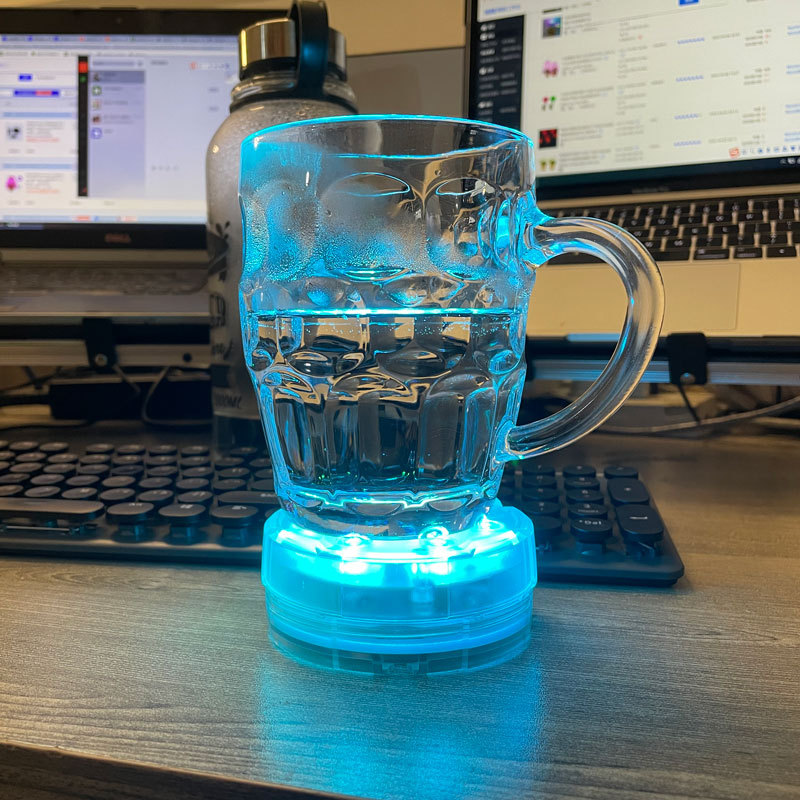 LED水底灯鱼缸水族箱防水RGB泳池灯水泵假山喷泉装饰潜水彩色灯光