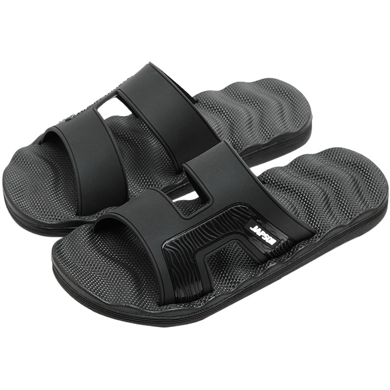 Zapatillas al aire libre de la moda de los hombres de verano antideslizante masaje más tamaño sandalias de baño zapatillas para el hogar de los hombres