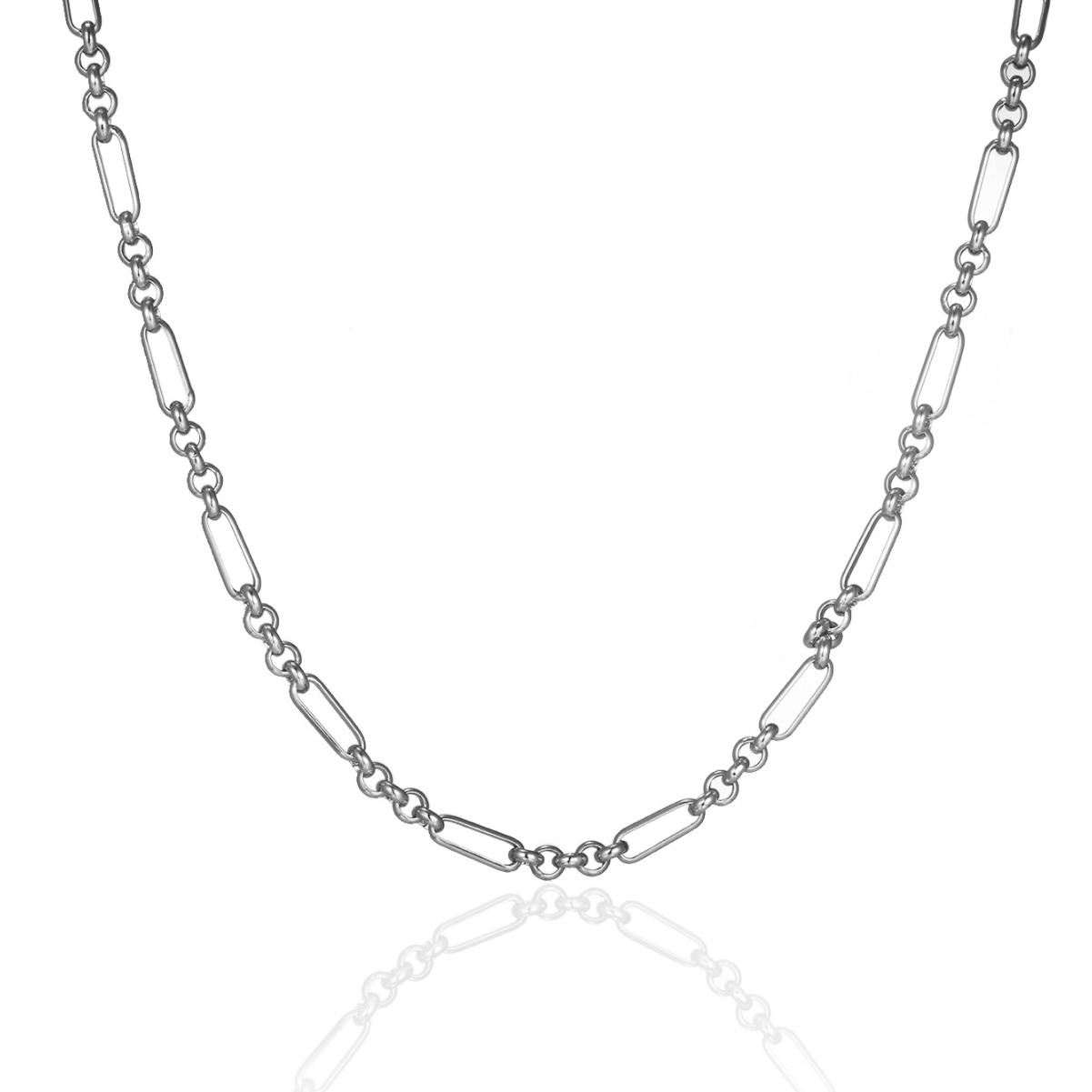 Xuping aleación de cobre joyas galvanizadas Europa y América INS metal frío viento simple nicho sentido collar de cadena femenina