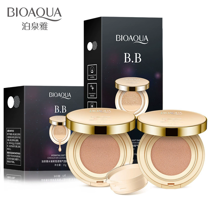 Макияж для лица, чтобы покрыть макияж BB крем 40 г BIOAOUA водная конденсация и мягкая воздушная подушка BB трансграничная внешняя торговля оптом