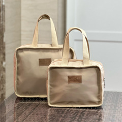 New Korean Style Is Checkered Tote Waterproof Makeup Bag Toothbrush Bag Large Capacity Tote Mummy Bag Meal Box Bag