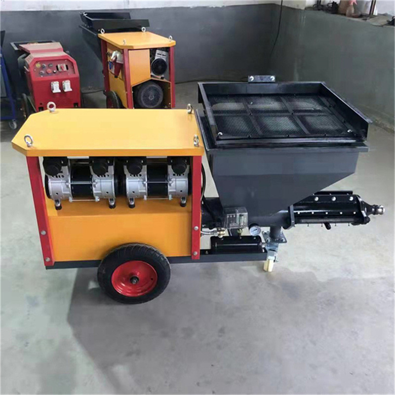 Fábrica al por mayor decoración interior pared yeso 4KW altura de elevación 15 metros Zhongrun 350 pulverización de mortero