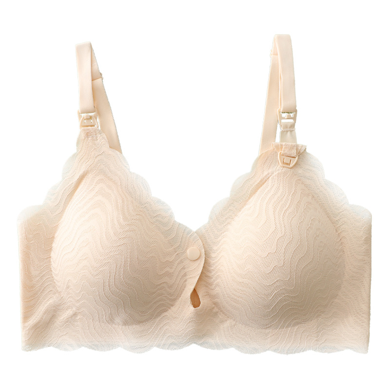 Ropa interior de enfermería delgada anti-flacidez push up postparto sujetador de enfermería para mujeres embarazadas sin costuras más tamaño sujetador de maternidad