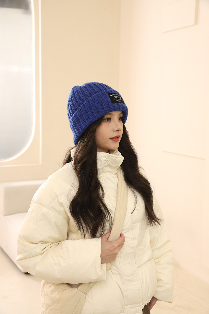 Lana oversize tinta unita per autunno e inverno, pile lavorato a maglia, versione coreana, coppia femminile all'aperto, escursioni calde_voghion.com