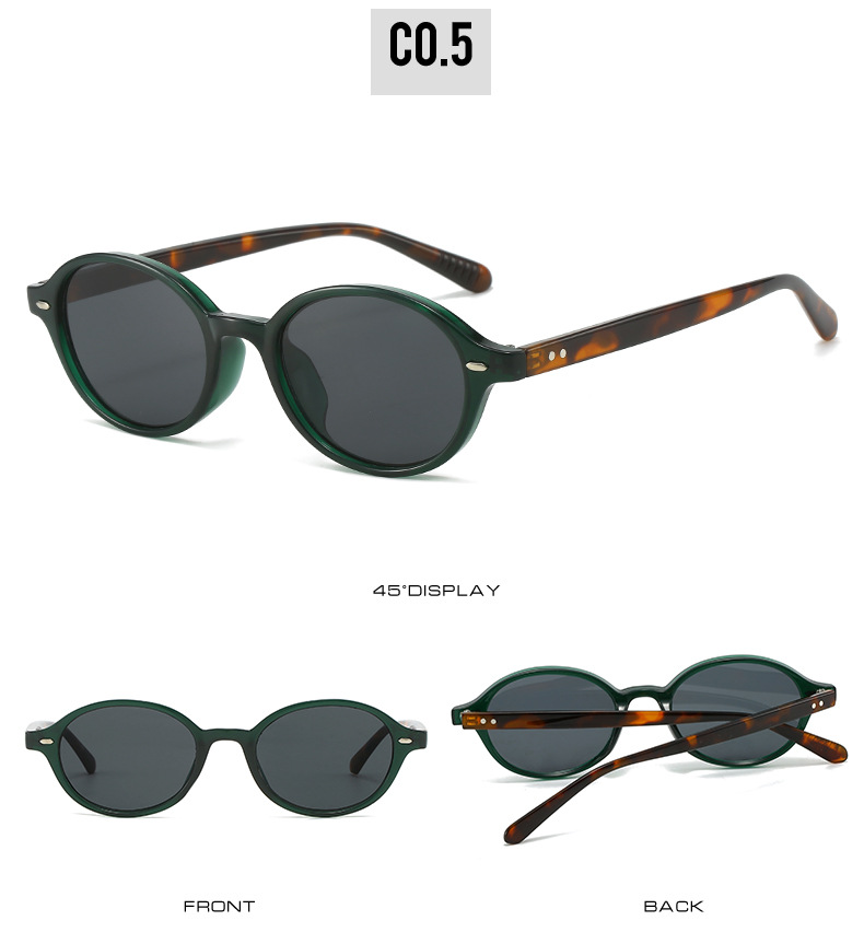 31g Weight Full Frame Glasses Structure Sunglasses Classification PC, UV400 Protection Lens Material Oval Frame Glasses Style Travel, Daily Occasion Solid Color Pattern All Seasons Season Unisex Gender Casual, Simple Style Style Grey, Black Color Casual Simple Style Solid Color PC UV400 Protection Oval Frame Full Frame Women's Sunglasses 9