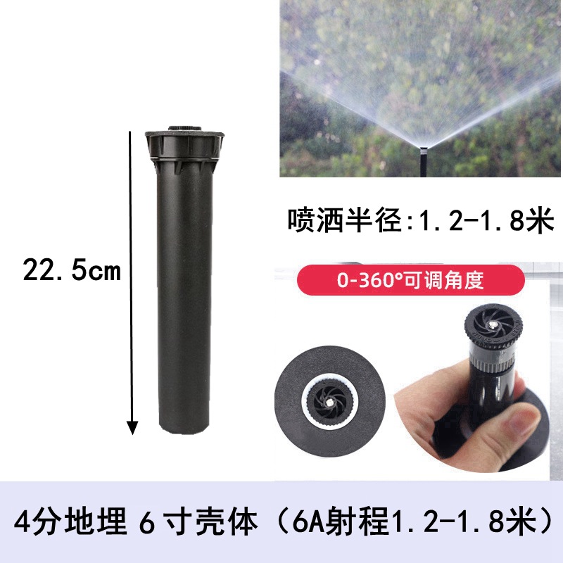4 points underground 6-inch shell 6A (range 1.2-1.8 meters)