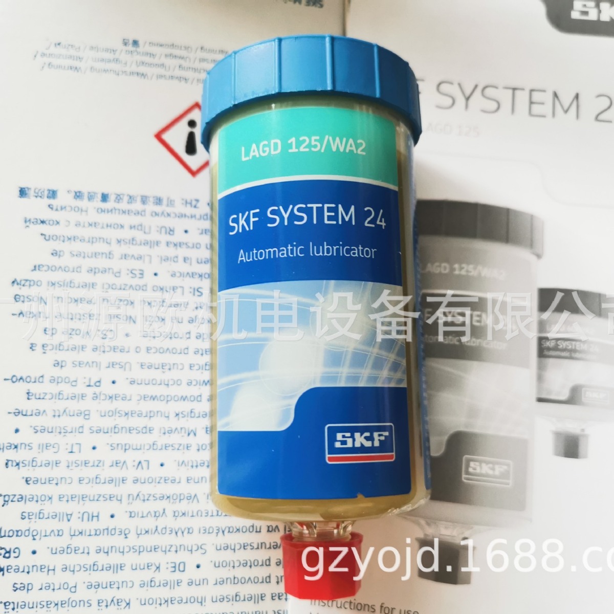 LAGD125/WA2 原装瑞典SKF单点自动润滑器LAGD系列